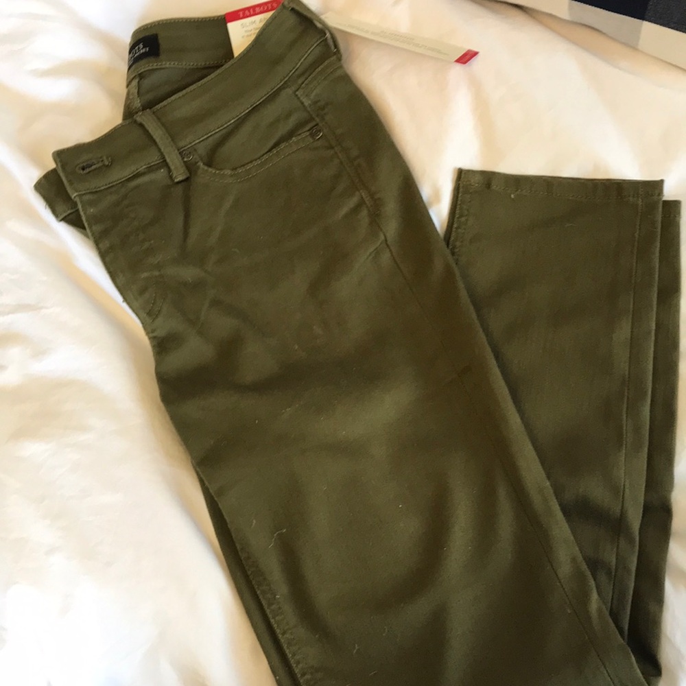 Slim Cut Ankle Pants